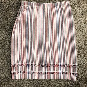 Hugo Boss Fabienne Stripped Knit Skirt